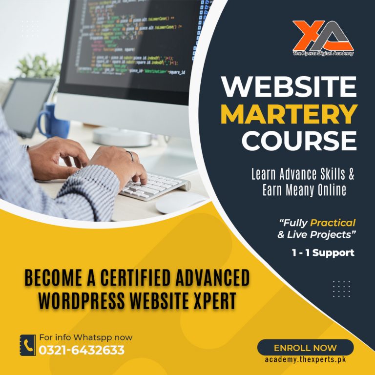 Website Designing Course, Create a WordPress Website Step by Step